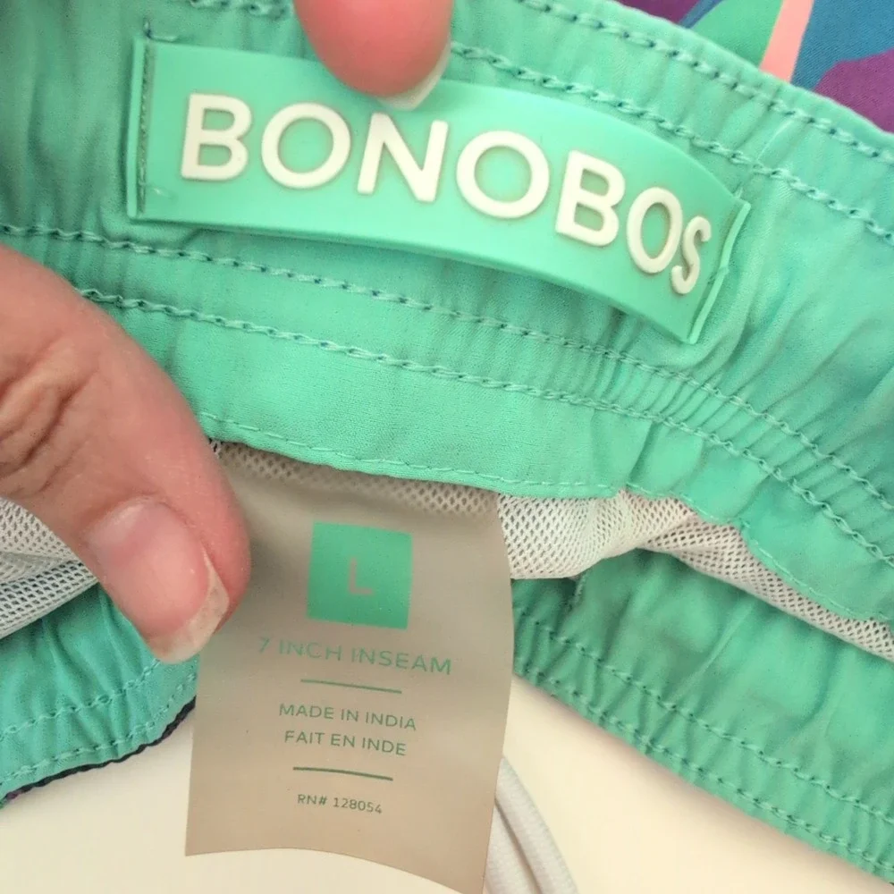 Bonobos Mens Abstract Tropical Swim Trunks 7